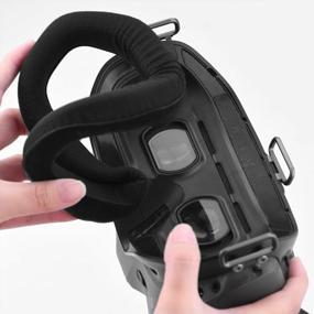 img 3 attached to DJI FPV Goggles V2 Foam Padding Face Cushion Faceplate Eye Pad Сменный аксессуар для предотвращения утечки света (черный)