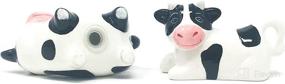 img 1 attached to 🐄 Boston Warehouse Udderly Cow Salt & Pepper Shakers - Hand Painted Ceramic Delights!