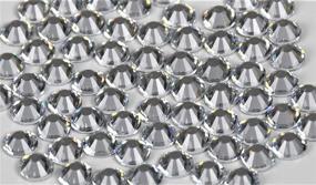img 4 attached to Threadnanny Czech Quality (1440 Pieces) 10Gross Hotfix Rhinestones Crystal Ab Stud Crafts On Fabric, Clothes, And Jeans Cristal De Gemas De Diamantes De Imitación (5Mm/20Ss, Clear Crytsal Color)