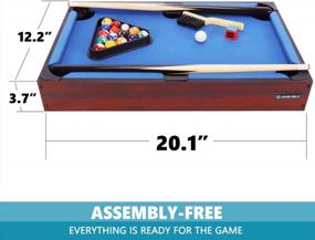 img 3 attached to 20-Inch Mini Pool Table - Perfect Gift For Kids | WIN.MAX Classics Billiard Table Top