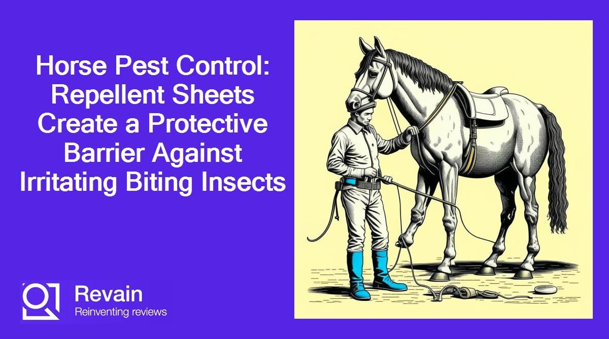Horse Pest Control: Repellent Sheets Create a Protective Barrier Against Irritating Biting Insects
