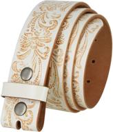 stylish western floral engraved tooled leather women's belts and accessories логотип