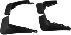 img 1 attached to 🔥 High-Quality A-Premium Mud Flaps Splash Guards for Lincoln Corsair Base Reserve 2020-2021 - Complete 4-PC Set for Front and Rear Protection