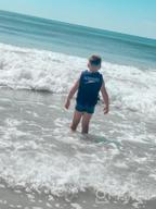 img 1 attached to 🩳 Beautyin Toddler Boy's Swim Trunks: Printed Swim Shorts for Quick Dry Beachwear review by Troy Kocur