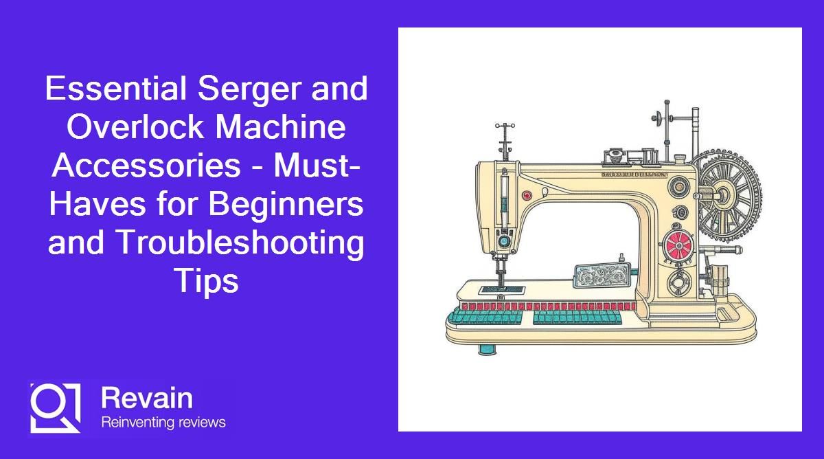 Essential Serger and Overlock Machine Accessories - Must-Haves for Beginners and Troubleshooting Tips