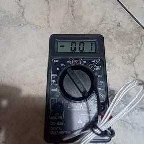img 10 attached to Переносной цифровой мультиметр с звуковой непрерывностью и термопарой (электрический тестер) LTX DT-838