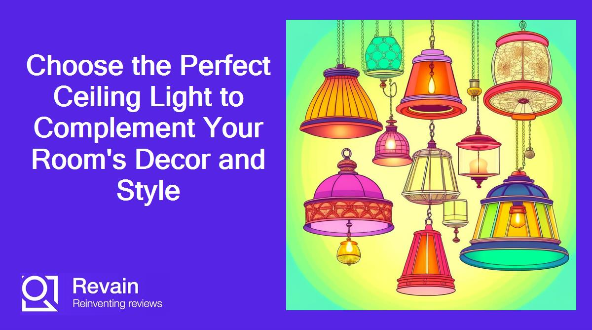 Article Choose the Perfect Ceiling Light to Complement Your Room's Decor and Style