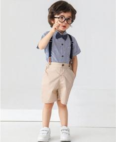 img 2 attached to Stylish Gentleman Outfits For Baby Boys - Perfect For Special Occasions!