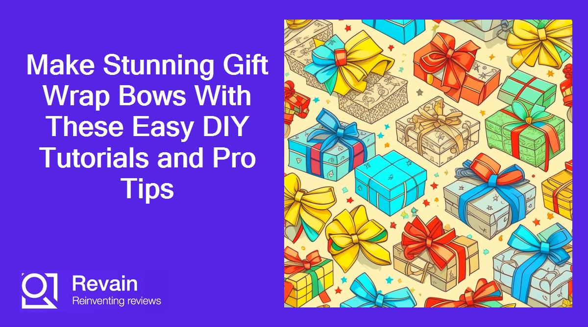 Make Stunning Gift Wrap Bows With These Easy DIY Tutorials and Pro Tips