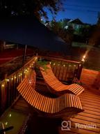 картинка 1 прикреплена к отзыву Rocking Acacia Wood Chaise Lounge For Outdoor Living | Weatherproof Patio Chair For Sunbathing By Cucunu от John Cox