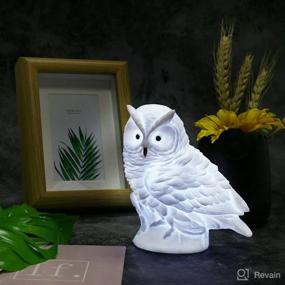 img 2 attached to 🦉 Cute Silicone Owl Night Light for Kids - Portable LED Battery-Operated Nursery Baby Animals Nightlight for Room Decoration, Bedside, Ideal for Baby, Child, Boys, Girls & Adults