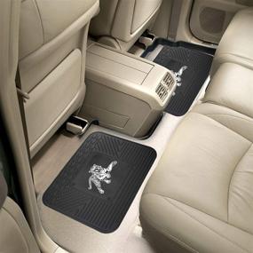 img 1 attached to 🚗 NCAA Unisex-Adult Back Seat Car Utility Mats - 2 Piece Set by FANMATS: Maximum Comfort and Protection for Your Vehicle