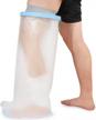 waterproof extra large leg cast covers for adults with non-slip padding bottom - sumifun shower foot protector for dry protection (x-large) logo