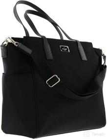 img 3 attached to 👜 Stylish and Practical: Kate Spade New York Blake Avenue Kaylie Baby Bag Diaper Bag in Black