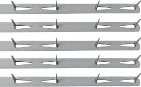 img 4 attached to Revamp Your Furniture With House2Home Metal Tack Strips - 14" Length, Includes Easy-To-Follow Instructions, For Upholstery Of Chairs, Sofa, Couch, And More - 5-Pack