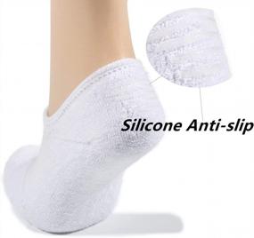 img 2 attached to Leotruny Women'S Cushion Sweat-Absorbent Breathable Soft Athletic No Show Socks