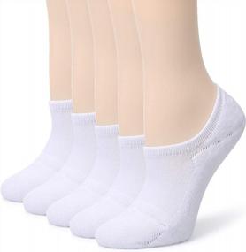 img 4 attached to Leotruny Women'S Cushion Sweat-Absorbent Breathable Soft Athletic No Show Socks