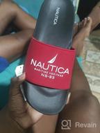 картинка 1 прикреплена к отзыву 🏖️ Nautica Dolan Black Athletic Slide Sandals - Size 9: Ultimate Comfort for Active Souls от Abdirahman Mensah