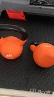 img 1 attached to 5-50 LB RitFit Neoprene Coated Kettlebell - Perfect For Full Body Workouts, Cross-Training & More! review by James Jones