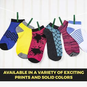 img 2 attached to Colorful Runner Ankle Socks For Women - Low-Cut Athletic Socks (12 Pairs) In Sizes 9-11 And 10-13 By Debra Weitzner