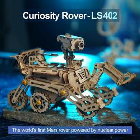 img 1 attached to ROBOTIME 3D DIY Solar Car Puzzle Kit - Fun Arts and Crafts for Teens and Adults - Top Learning Toy and Birthday Gift (Curiosity Rover)