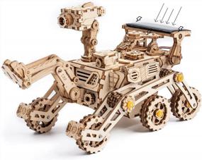 img 4 attached to ROBOTIME 3D DIY Solar Car Puzzle Kit - Fun Arts and Crafts for Teens and Adults - Top Learning Toy and Birthday Gift (Curiosity Rover)