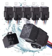 🔌 mictuning 12v 5 pin waterproof relay harness set - bosch style automotive 40a 30amp with heavy duty pre-wired harness 5 pack logo