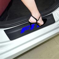 senyazon sticker carbon reflective decoration interior accessories good in door entry guard logo