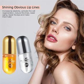 img 2 attached to Lip Enhancer Hydrating Plump Gloss Increased Elasticity Reduce Fine Lines Hydrated Beauty Lips