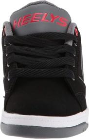 img 3 attached to Heelys Unisex Propel Charcoal Numeric_4 Girls' Shoes and Athletic