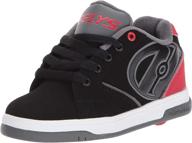 heelys unisex propel charcoal numeric_4 girls' shoes and athletic logo