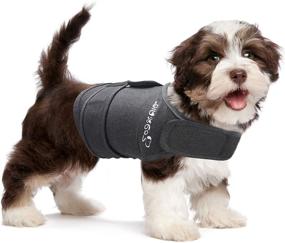 img 4 attached to 🐶 Zeaxuie Dog Anxiety Vest: Calming Coat for Small, Medium & Large Dogs-M-Gray