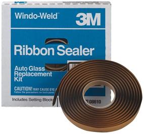 img 2 attached to 🌬️ 3M 08612 Windo Weld Round Ribbon Sealer Kit - 3/8 inch x 15 ft