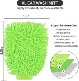 img 1 attached to 🚗 VIGRUE 12PCS Car Detailing Brush Set: Ultimate Cleaning Kit for Auto Interior and Exterior - Long Handle Wheel Rim, Tire, Detailing, Air Vent, Wire Brush, and Wash Mitt Included!