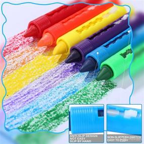 img 2 attached to 24-Piece Bathtub Crayons: Washable, Colorful Markers for Fun Bathtime Play and Easter Baskets