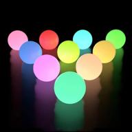waterproof color changing led underwater lights with rf remote - battery operated submersible lights for pools, no silicone suction cups needed - loftek логотип