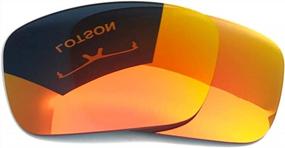 img 4 attached to Polarized Replacement Lenses For Oakley Fuel Cell Sunglasses - 100% UVAB Protection, Multiple Lens Options By LOTSON