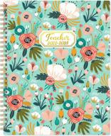 2022-2023 teacher planner - academic planner 2022-2023, weekly & monthly planner, july 2022 - june 2023, 8'' x 10'', flexible spiral hardcover, quotes, special dates and holidays logo