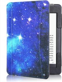 img 2 attached to Premium PU Leather Folio Cover For Kindle Paperwhite 11Th Gen (2021) - 6.8" With Auto Sleep/Wake & Front Pocket - Sky Blue1 By ACdream