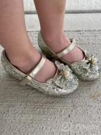 img 1 attached to DREAM PAIRS KFL218 Wedding Princess Girls' Shoes review by Vanessa Johnson