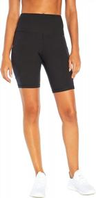 img 3 attached to Tone Your Tummy With Marika'S High Waist Bermuda Shorts For Women