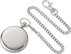 img 3 attached to ⌚ Charles Hubert Paris Mechanical Pocket Watch: Reliable Men's Timepiece for Pocket Watch Enthusiasts