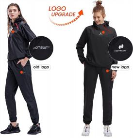 img 2 attached to Women'S Sauna Sweat Suit For Weight Loss, Boxing, Gym, And Workouts - HOTSUIT Workout Jacket
