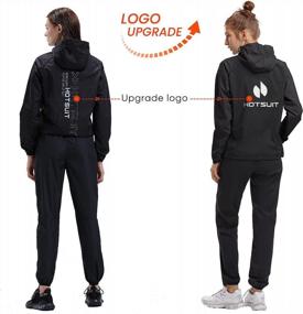 img 1 attached to Women'S Sauna Sweat Suit For Weight Loss, Boxing, Gym, And Workouts - HOTSUIT Workout Jacket