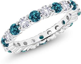 img 4 attached to Gem Stone King Birthstone Available Women's Jewelry and Wedding & Engagement