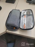 img 1 attached to Portable Insulin Cooler Travel Case For Diabetes Medication - Goldwheat Medical Organizer Bag With 2 Ice Packs review by Julie Clark