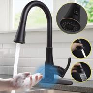upgrade your kitchen with soosi touchless motion sensor faucet - 3-function with pull down sprayer and spot free oil rubbed bronze finish логотип