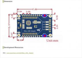 img 1 attached to 🌐 Waveshare XBee USB Adapter: Enhanced USB Communication Board with Xbee Interface for Seamless XBee Connectivity