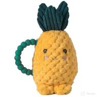🍍 mary meyer sweetie pineapple teether baby rattle - 6 inches: a perfect combination of soothing and playful! logo