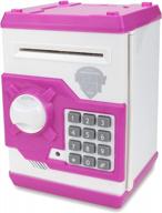 yoego electronic piggy bank: password protected, auto scroll, ideal gift for kids логотип